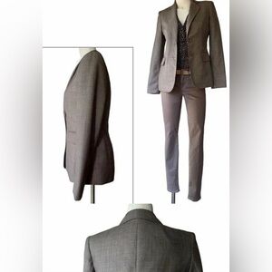 Anne Klein wool blend suit set size 4/27